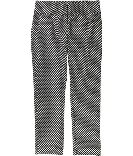 Alfani Womens Jacquard Tummy Control Casual Trouser Pants