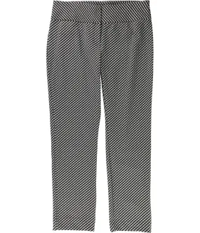 Alfani Womens Jacquard Tummy Control Casual Trouser Pants