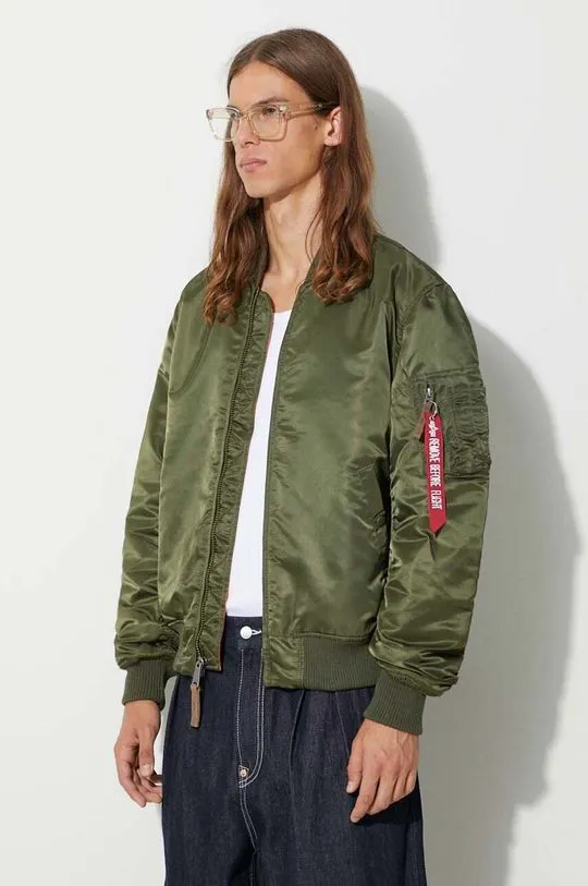 Alpha Industries bomber jacket MA-1 VF 59 men’s green color 191118.257