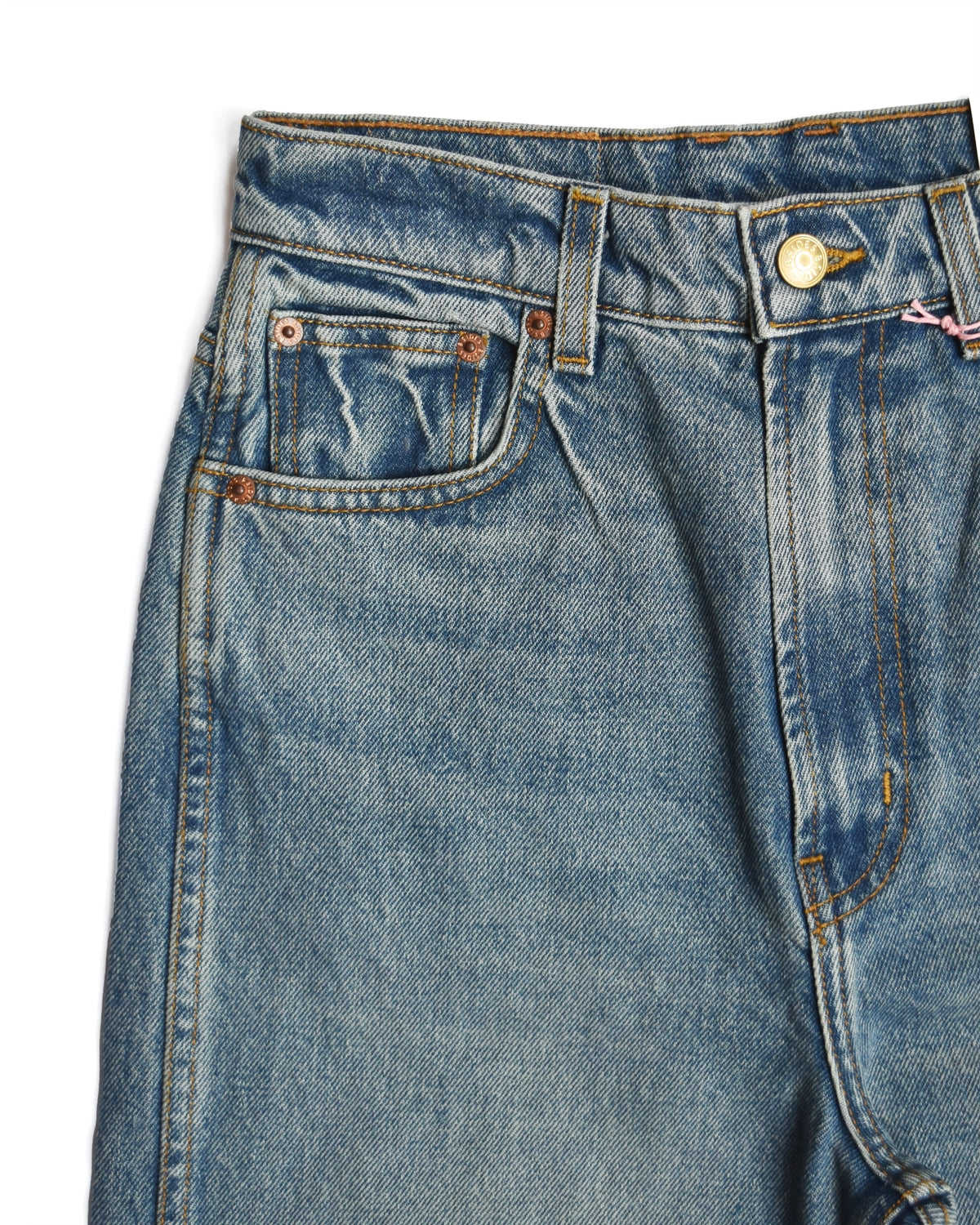 B Sides Plein Relaxed Straight Vista Blue Jeans