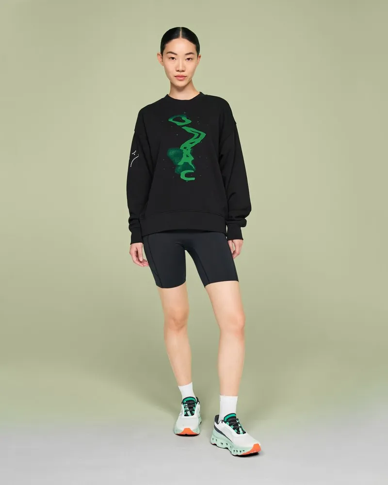 Black / Mint QC Graphic Club Crew | XY14-R2NC | On