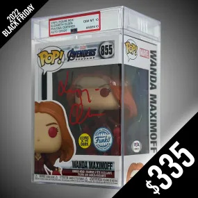 BLACK FRIDAY 2022 SPECIAL: Elizabeth Olsen Signed Pop - Wanda Maximoff #855 (Auto Gem Mint 10)