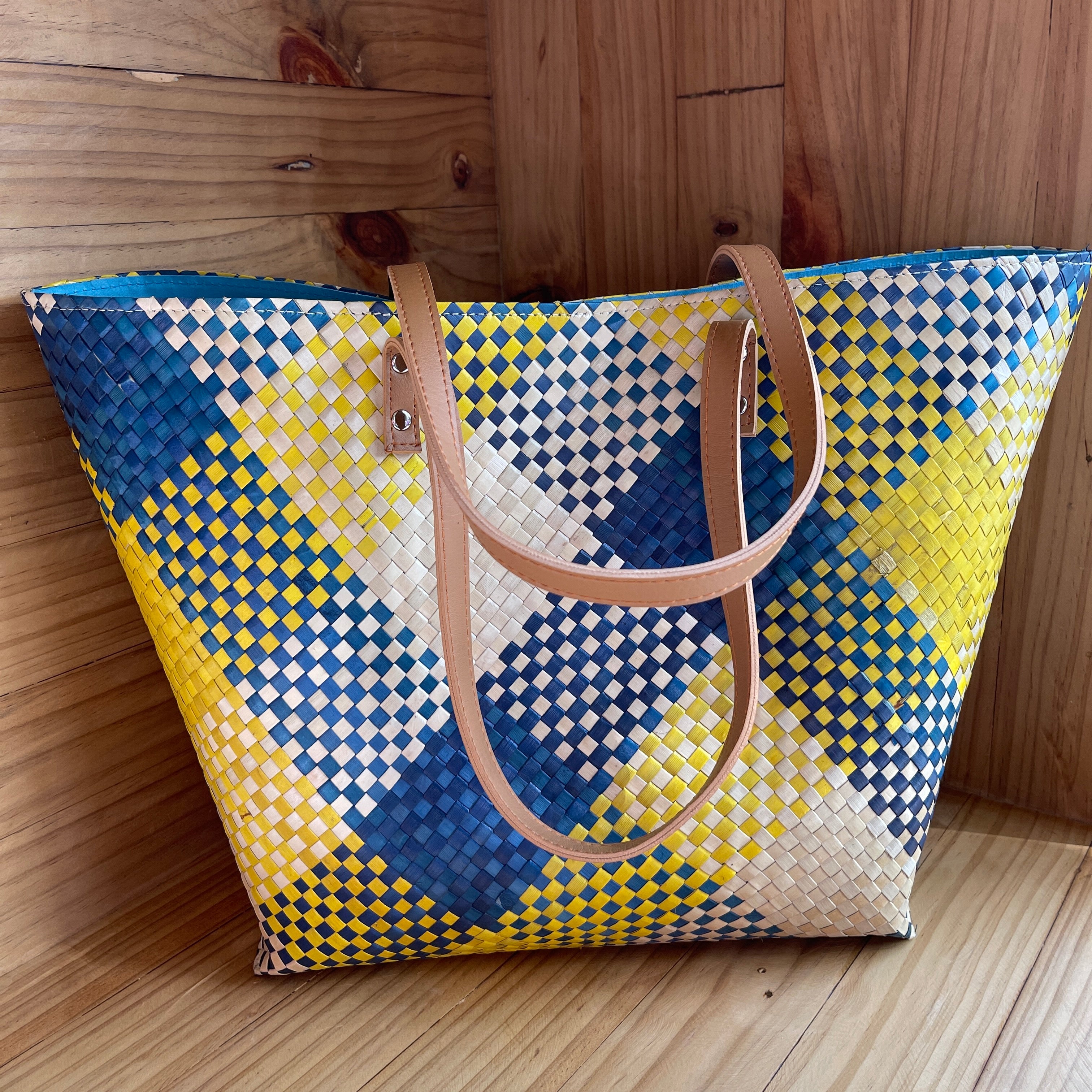 Blue Jeans Pandan Tote