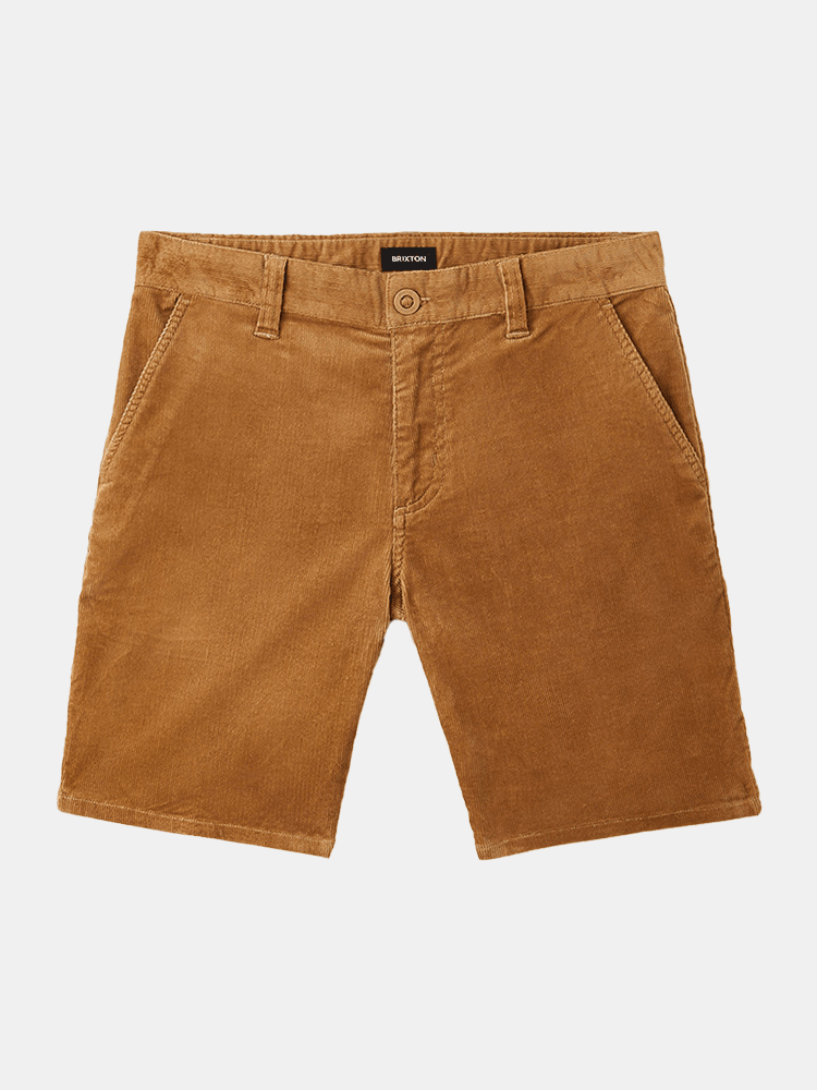 Brixton Choice Chino Short - Khaki Cord