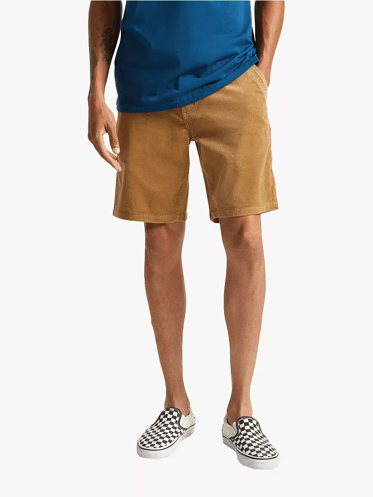 Brixton Choice Chino Short - Khaki Cord