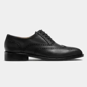 Brogue Shoes in black leather