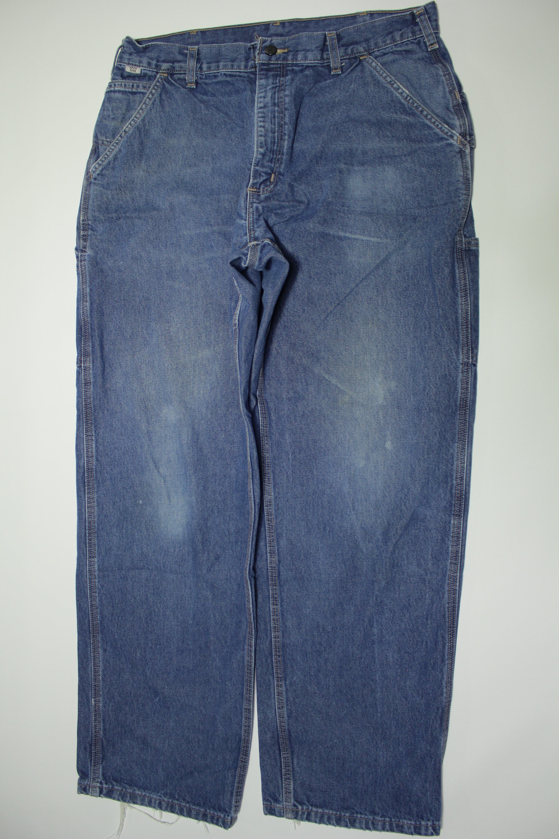 Carhartt FRB13 DNM Flame Resistant NFPA 70E Work Construction Denim Blue Jeans