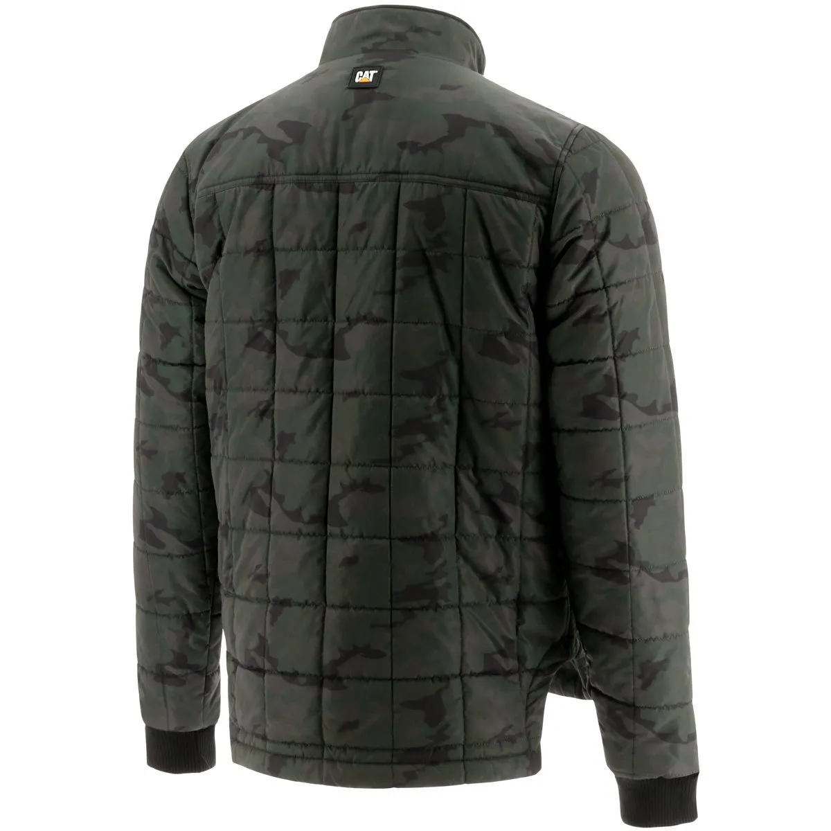 Caterpillar Mens Terrain Jacket Quilted Insulated Water Resistant - Night Camo