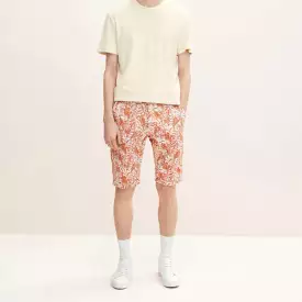 Chino Short (Rust/White)