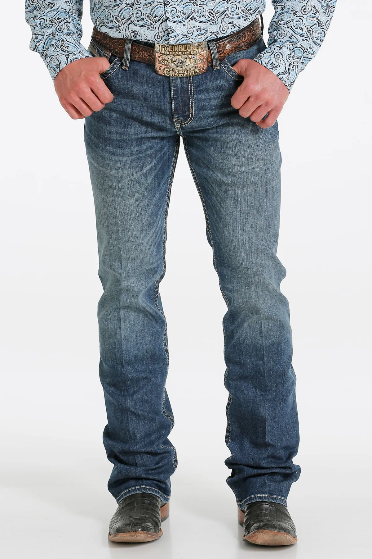 Cinch Mens Ian Dark Wash Jeans