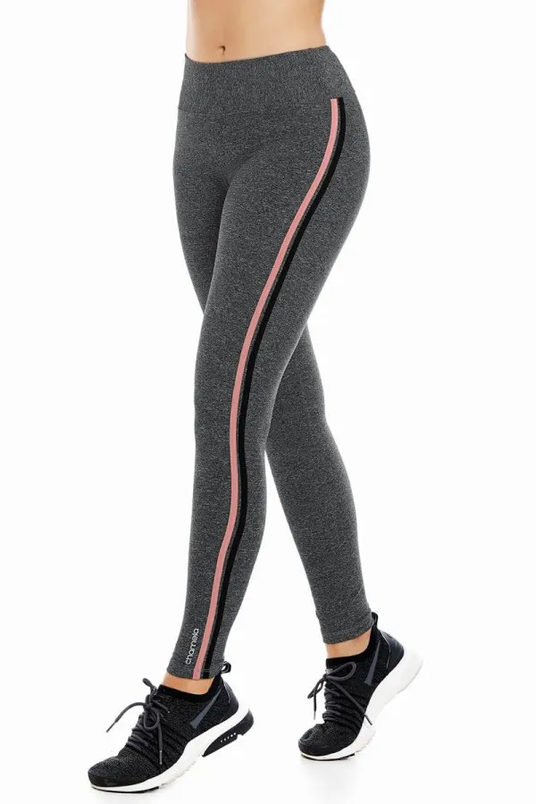 Curveez Chamela Sport Pants Two Stripes