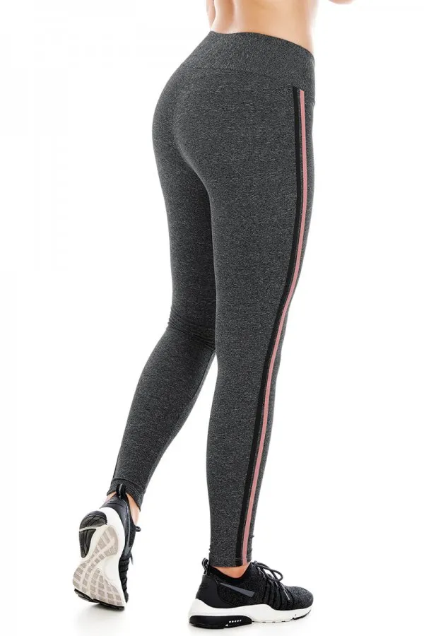 Curveez Chamela Sport Pants Two Stripes