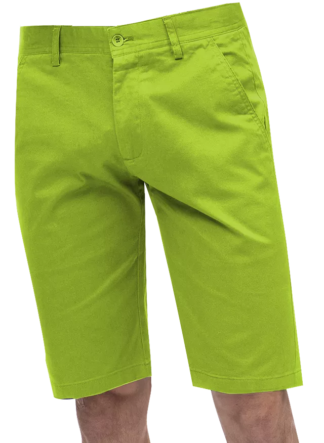 EJ Samuel Lime Chino Short Pants CHS01