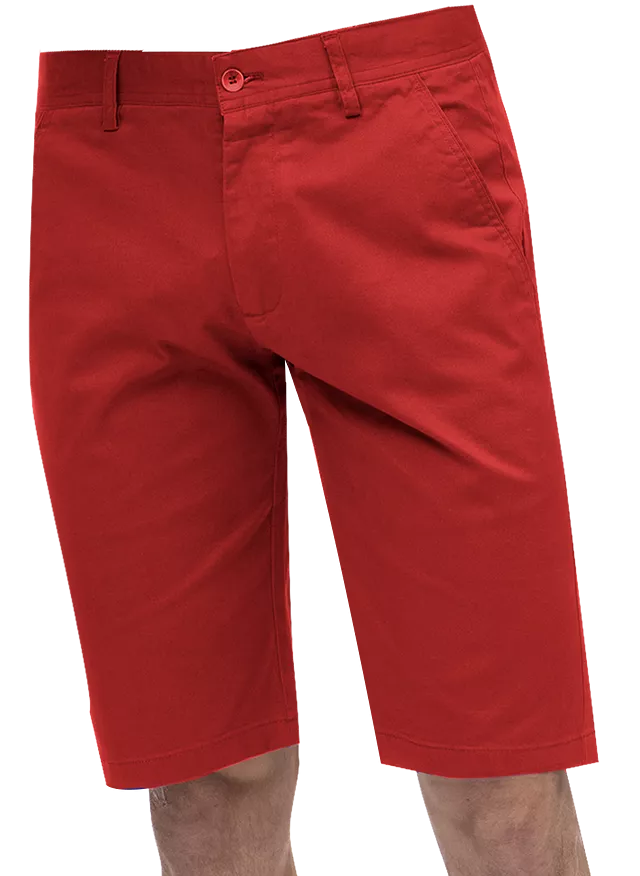 EJ Samuel Red Chino Short Pants CHS01