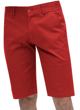 EJ Samuel Red Chino Short Pants CHS01