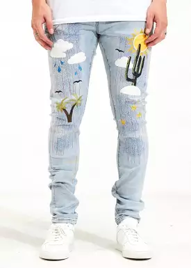 Embellish NYC Desert Light Blue Jeans (135)