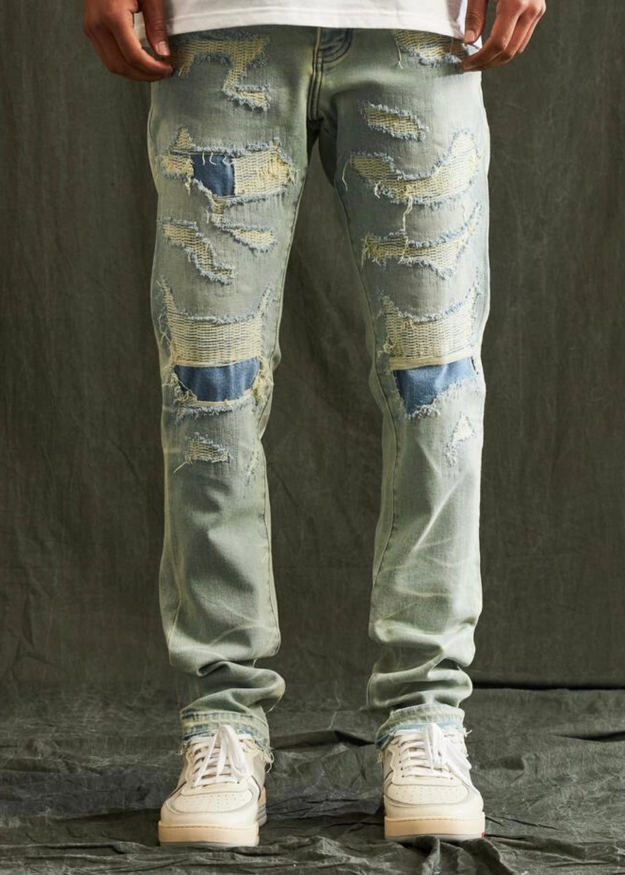 Embellish NYC Ronnie Light Blue Jeans (029)