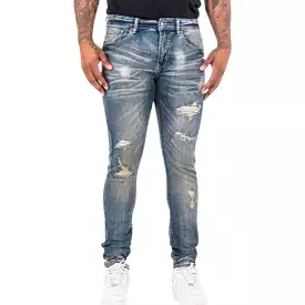 ESNTL Lab “Happy Fleet” Light Blue Jeans