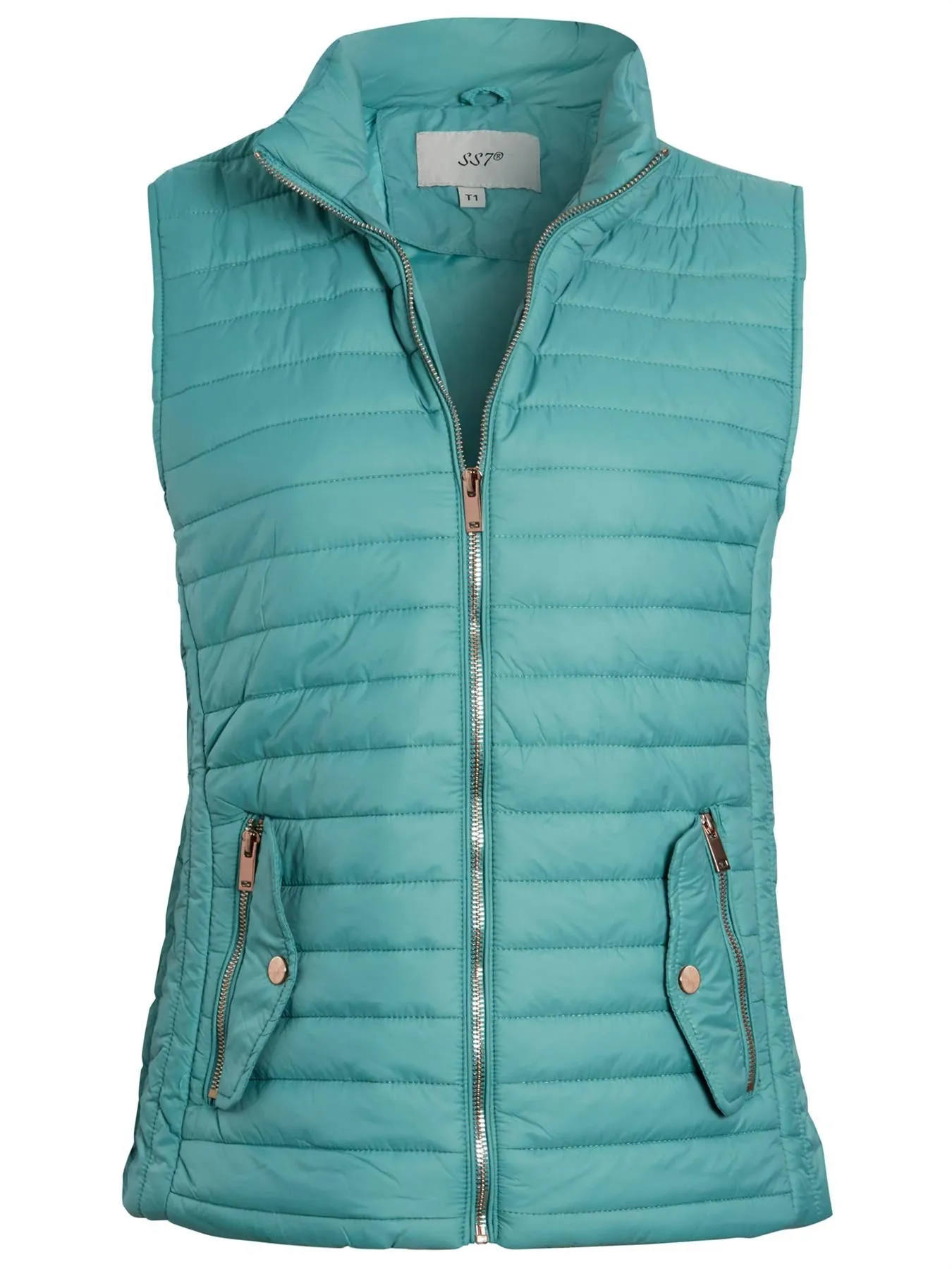 Essential Quilted Sleeveless Gilet, Mint, Black, Navy, UK Sizes 12 to 20