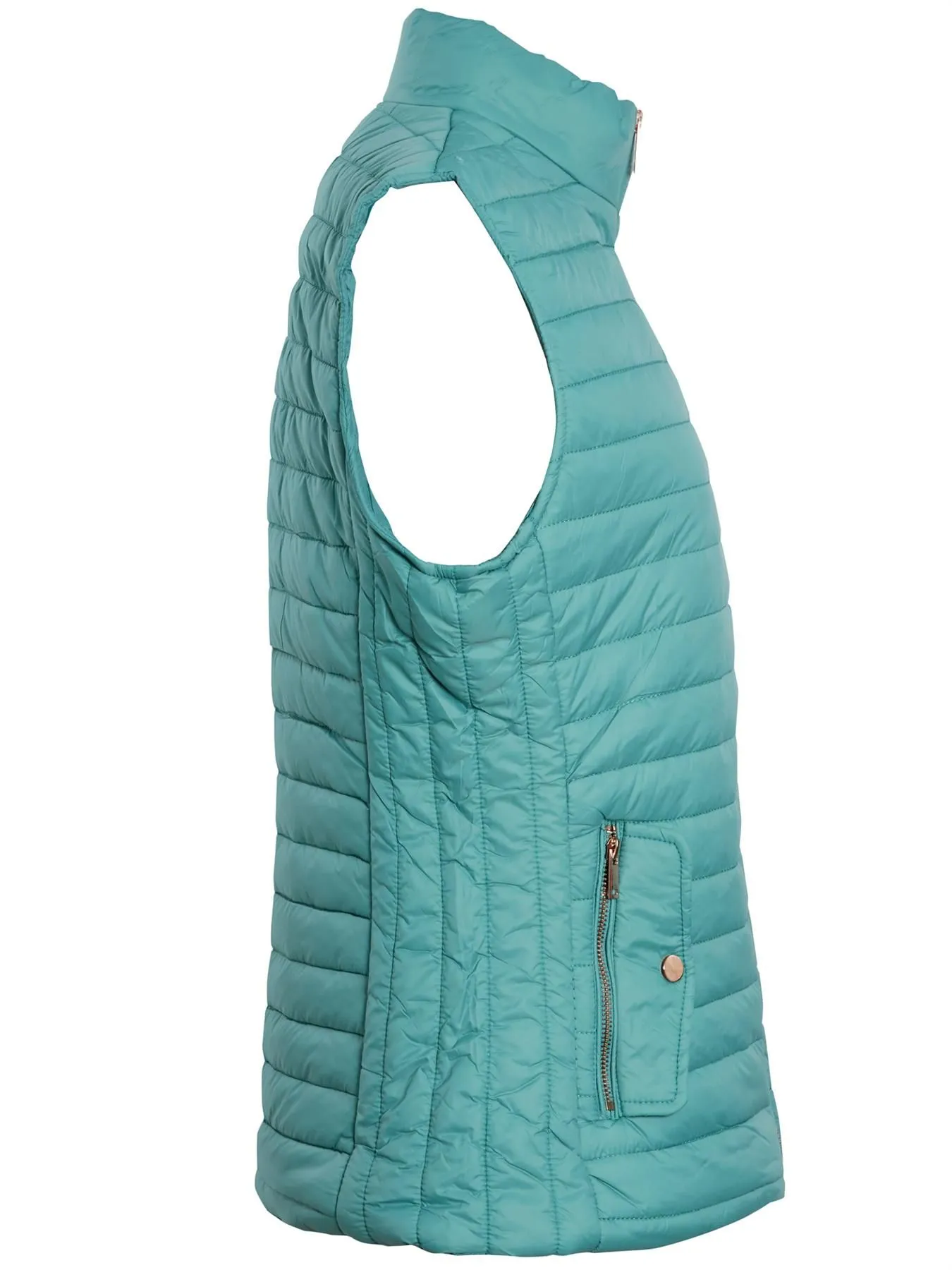 Essential Quilted Sleeveless Gilet, Mint, Black, Navy, UK Sizes 12 to 20