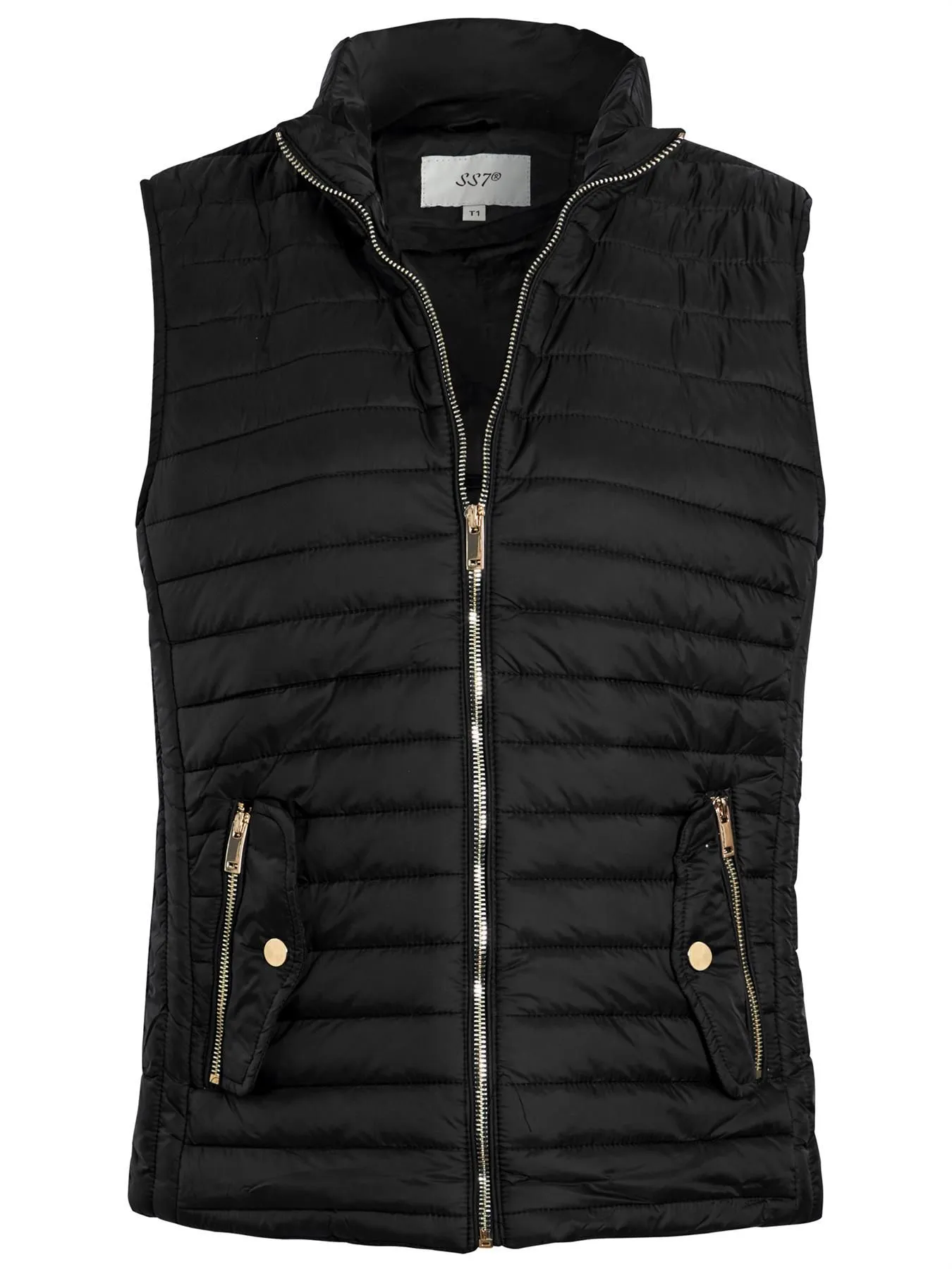 Essential Quilted Sleeveless Gilet, Mint, Black, Navy, UK Sizes 12 to 20