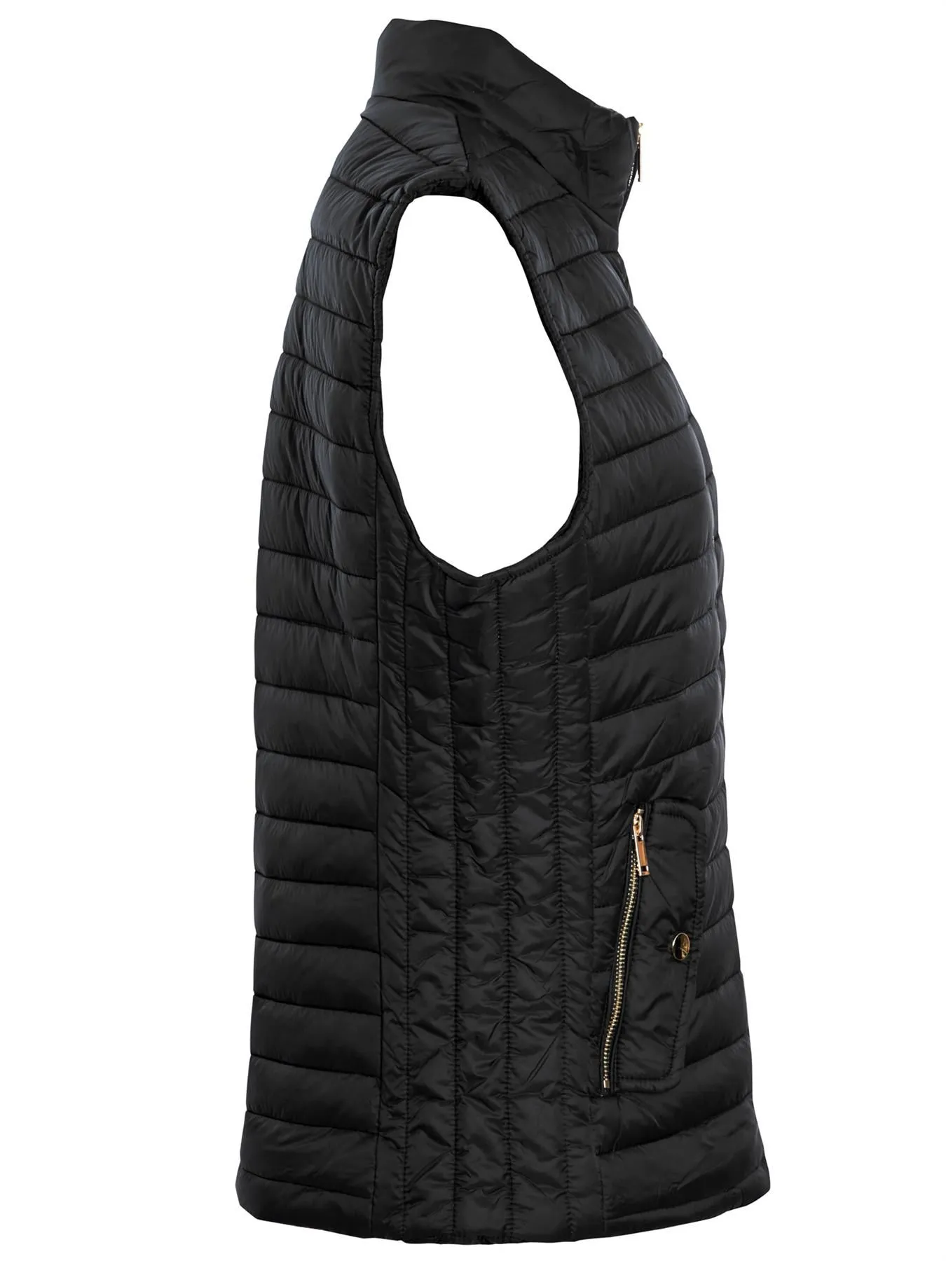 Essential Quilted Sleeveless Gilet, Mint, Black, Navy, UK Sizes 12 to 20