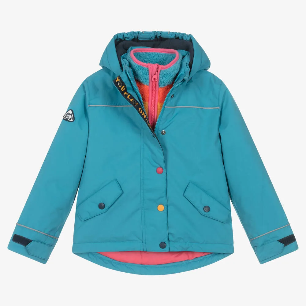 Girls Blue 2-in-1 Jacket