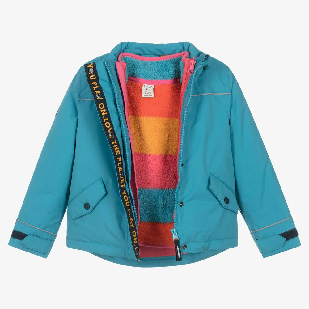 Girls Blue 2-in-1 Jacket