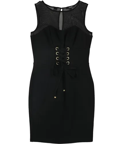 Guess Womens Illusion Bodycon Dress