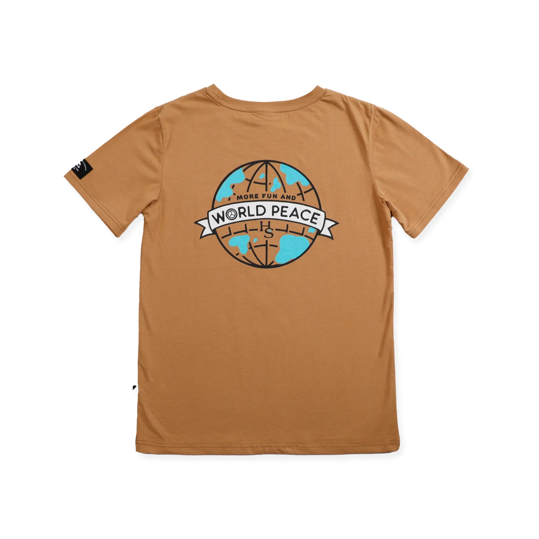 HS World SS Tee - Brown