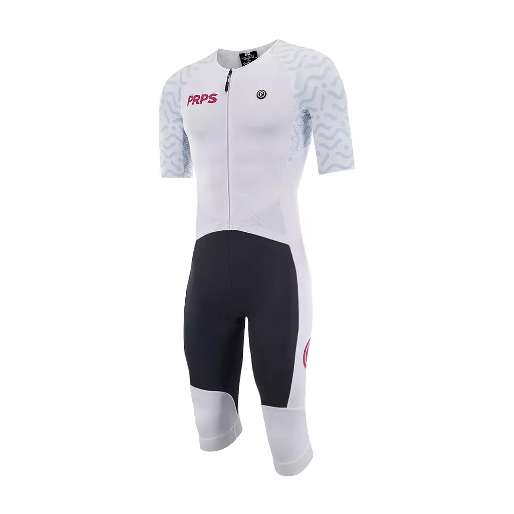 Hypermesh ELITE Mid Length Tri Suit (Arctic White)