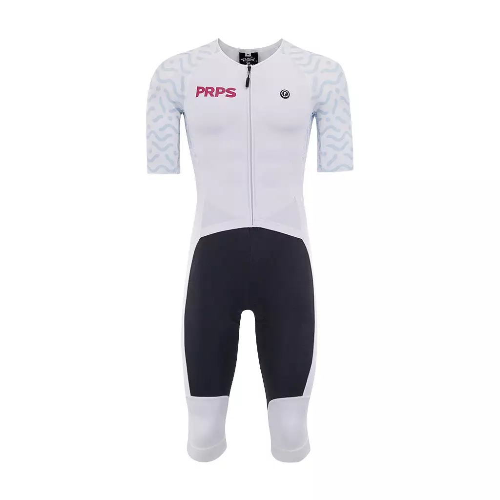 Hypermesh ELITE Mid Length Tri Suit (Arctic White)