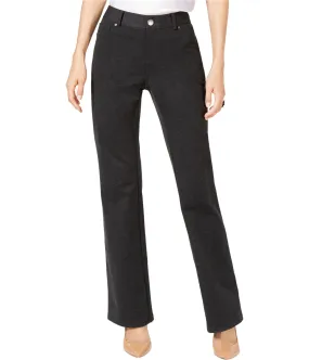 I-N-C Womens Curvy Heathered Casual Trouser Pants