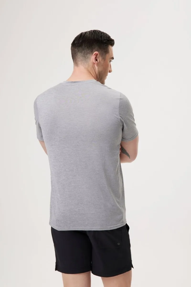 INSPORT MEN'S CLASSIC RUN GREY TEE