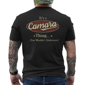 It's A Camara Thing You Wouldn't Understand Men's T-shirt Back Print