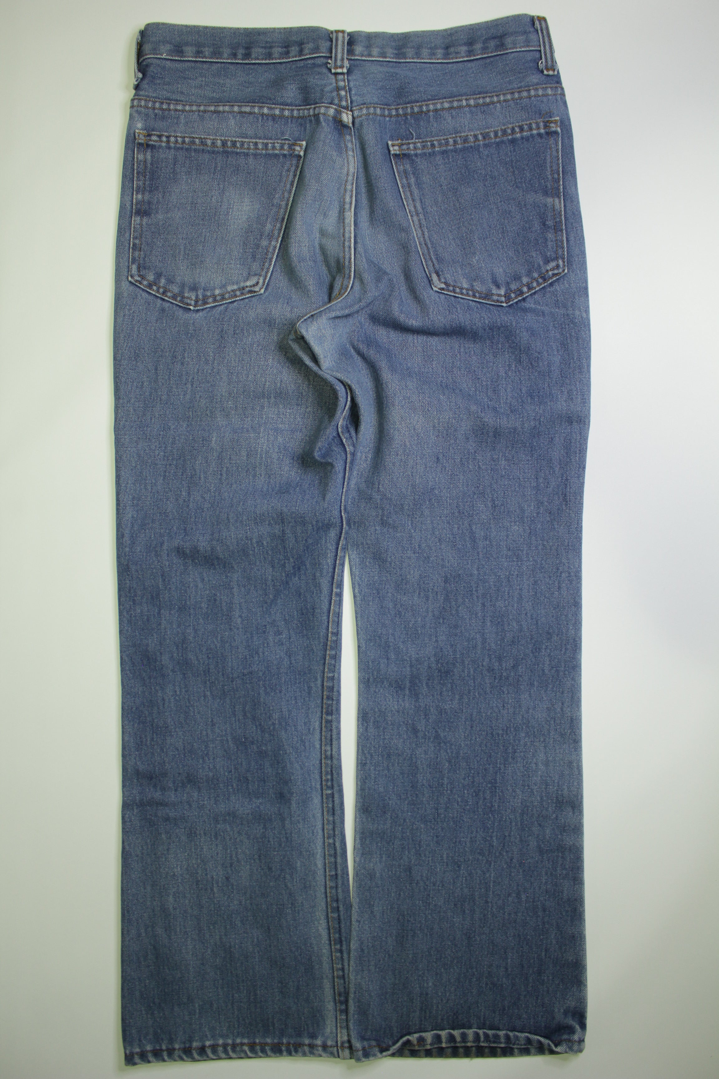 JC Penneys Plain Pocket Vintage 80's Denim Blue Jeans