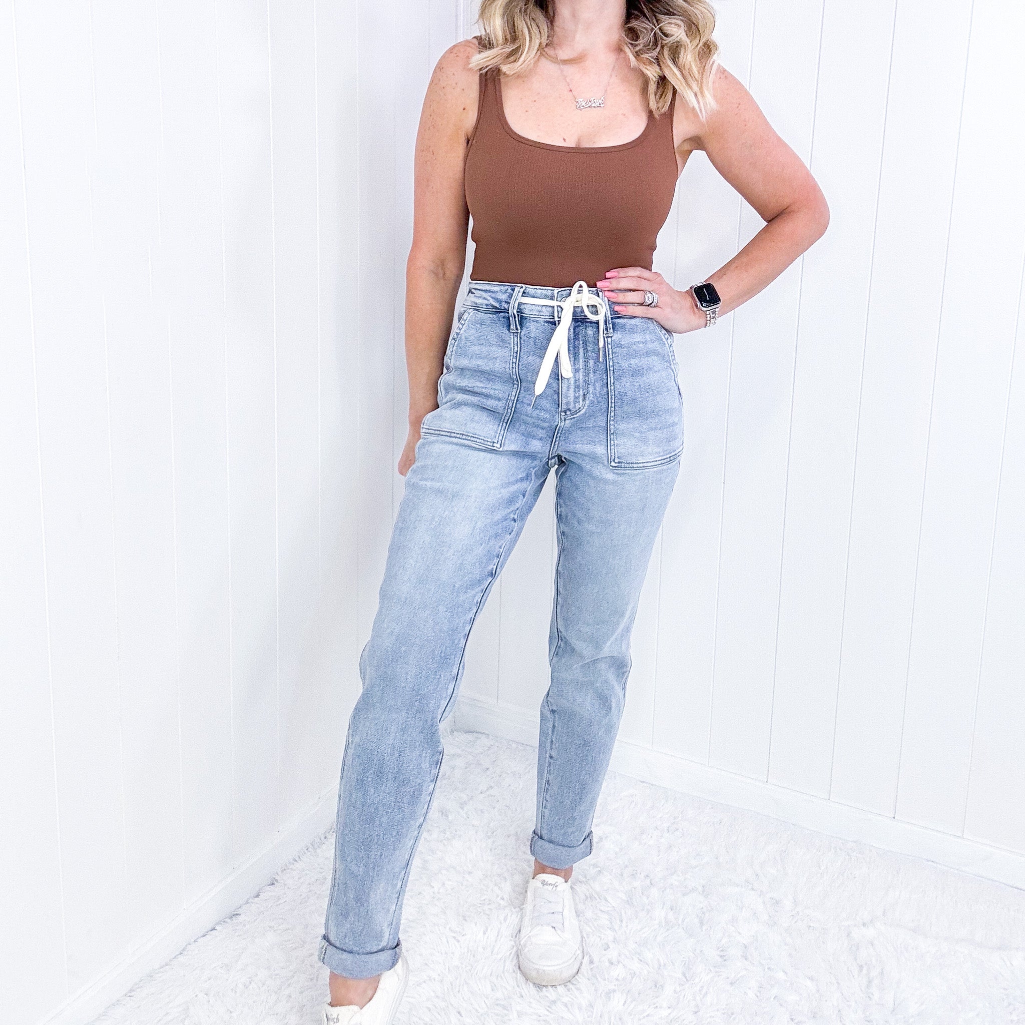 Judy Blue Cooper High Waist Vintage Denim Jogger