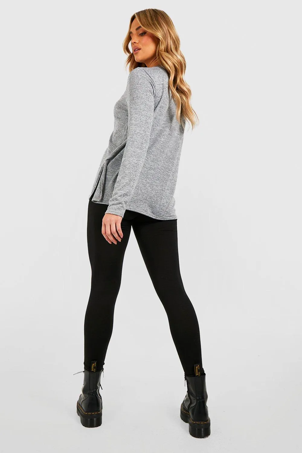 Leggings | Maternity High Waisted Basic Leggings | boohoo