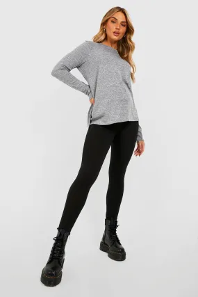 Leggings | Maternity High Waisted Basic Leggings | boohoo