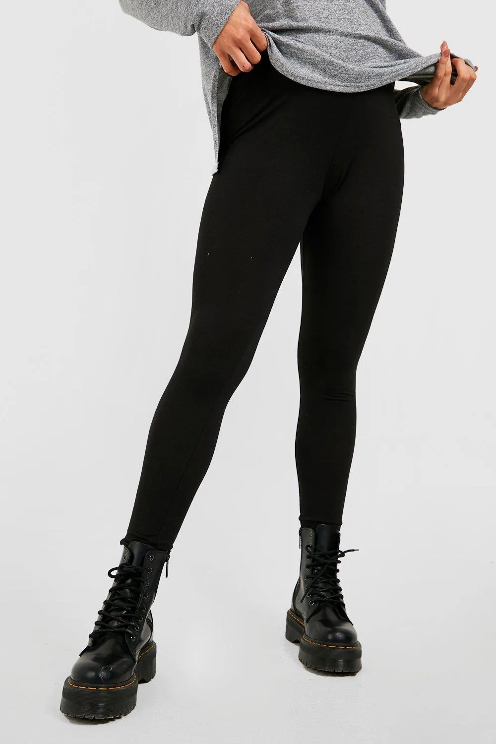 Leggings | Maternity High Waisted Basic Leggings | boohoo