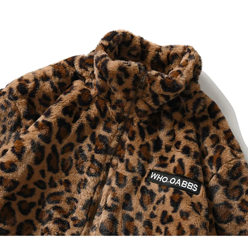 Leopard Print Long Sleeve Jacket