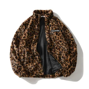 Leopard Print Long Sleeve Jacket