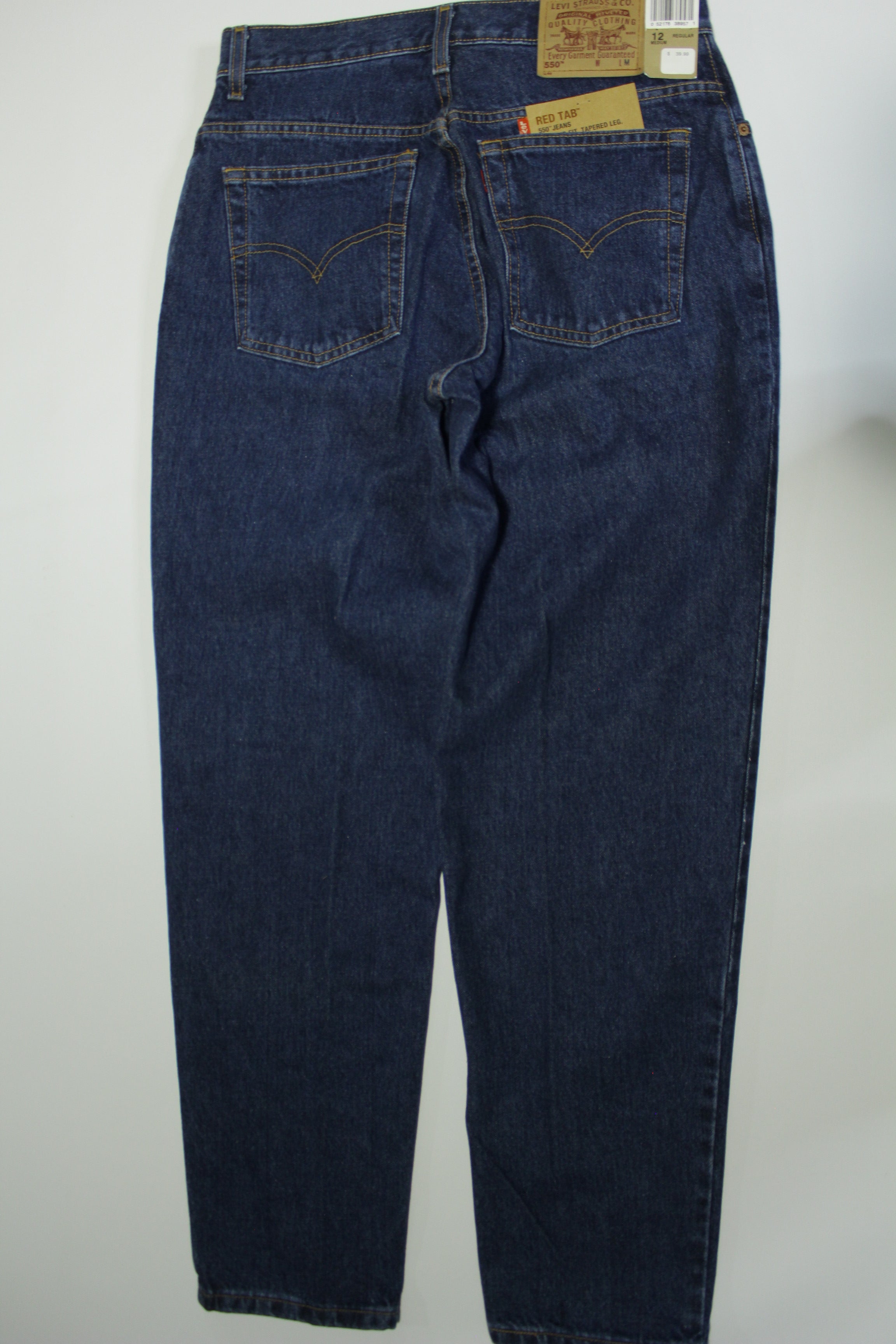 Levis Y2K 550 Vintage 2000 NWT Deadstock Relaxed Fit Tapered Leg  Denim Blue Jeans