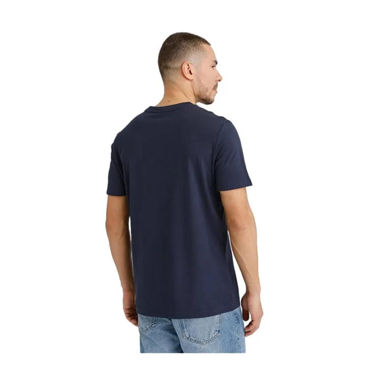 Lumberjack 603 TEES  T-SHIRT BASIC SMALL LOGO Navy