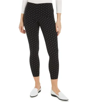 Maison Jules Womens Polka Dot Casual Trouser Pants, TW2