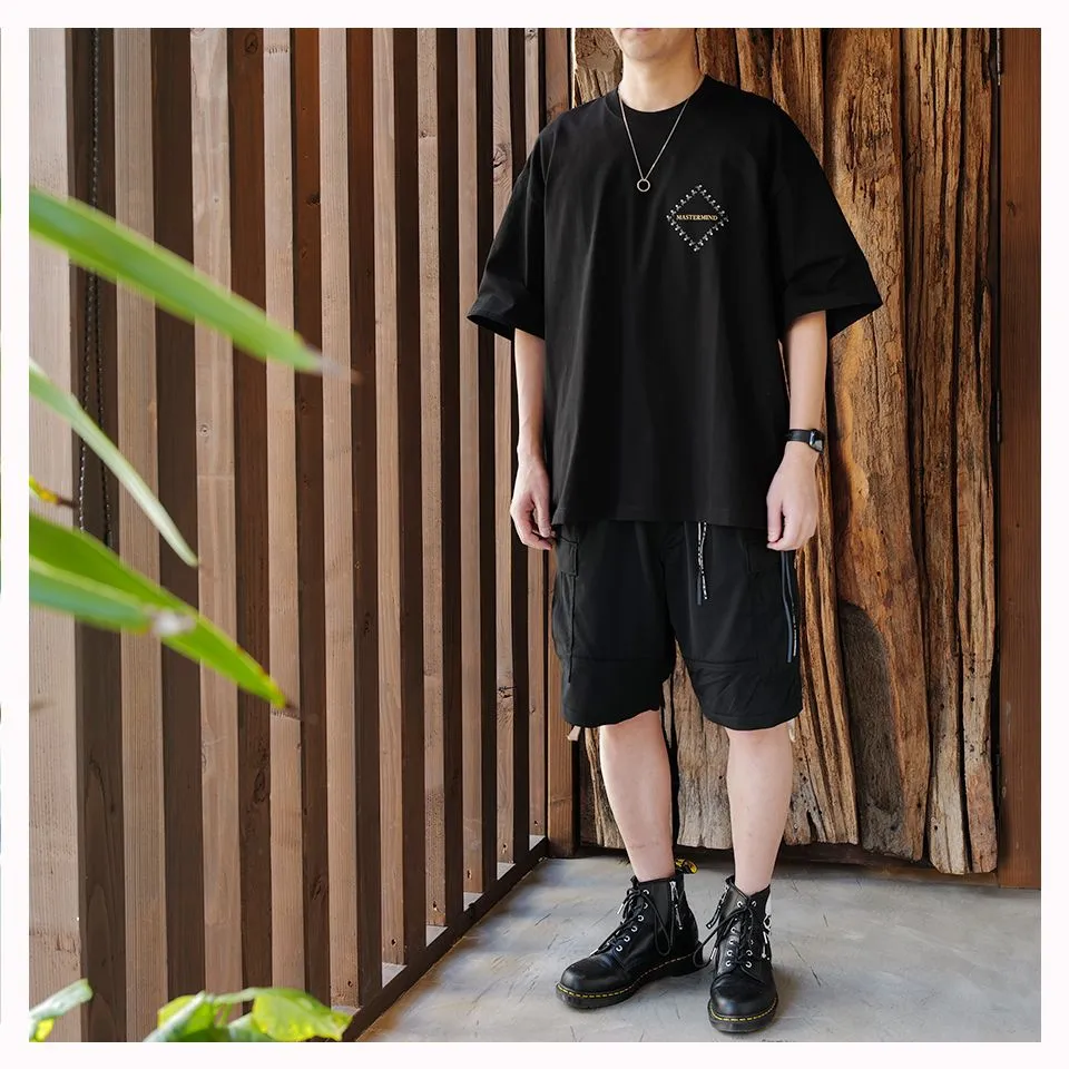 Mastermind Square Logo Boxy Tee Black