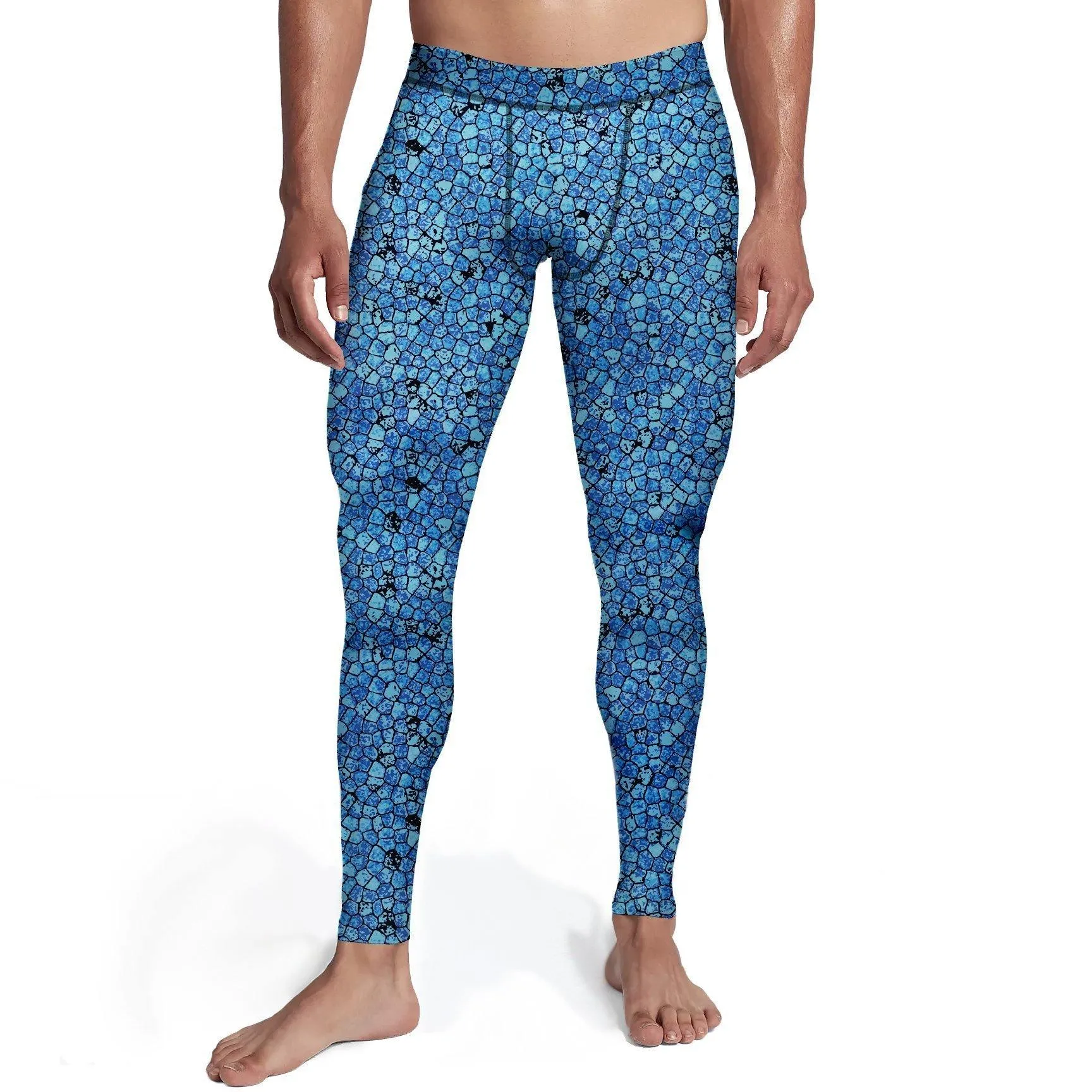 Men's Blue Rock Tights