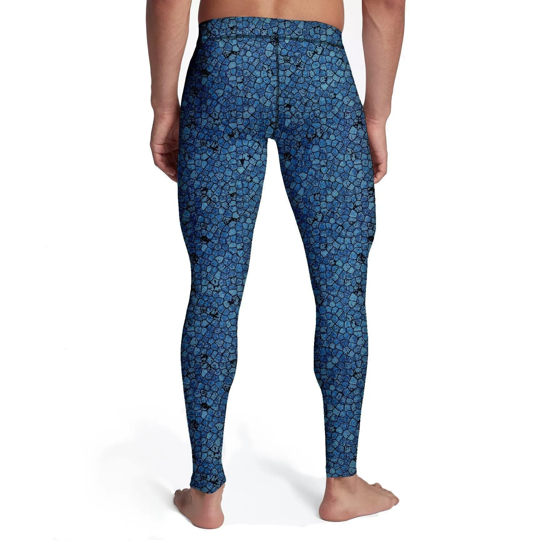 Men's Blue Rock Tights