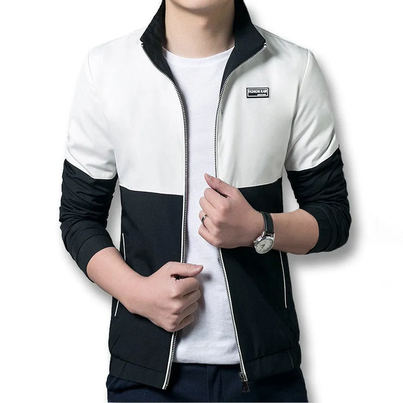 Men's Jacket Men Jacket Stand Collar Jacket Casual Jacket 4 Colors Plus Size SM6