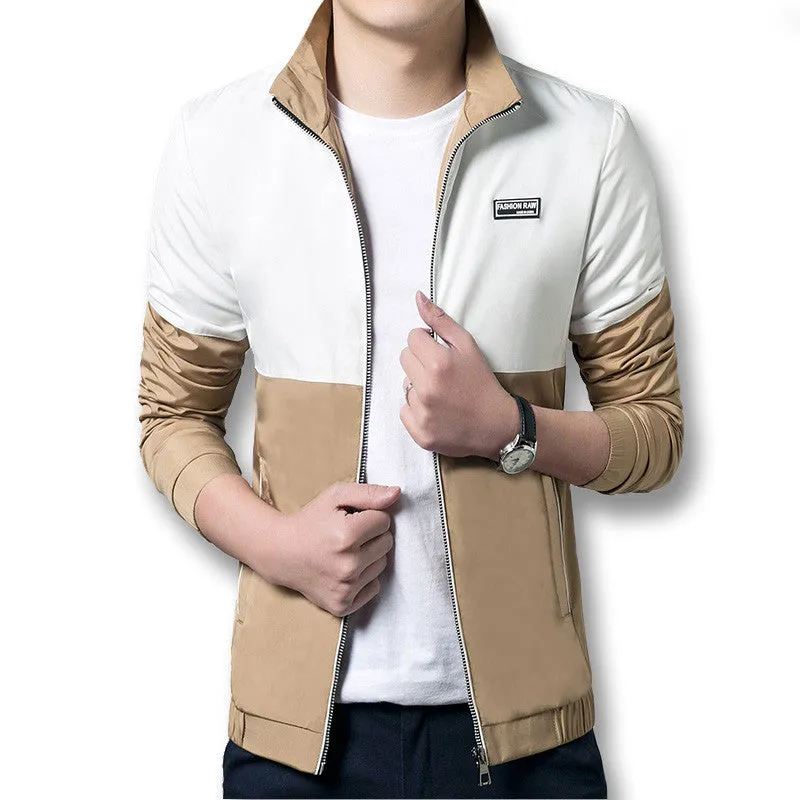 Men's Jacket Men Jacket Stand Collar Jacket Casual Jacket 4 Colors Plus Size SM6